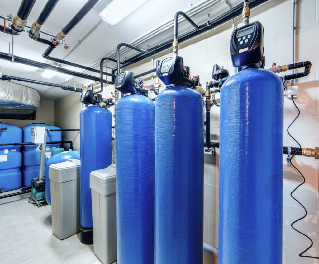 Industrial RO filtration plant engineering setup