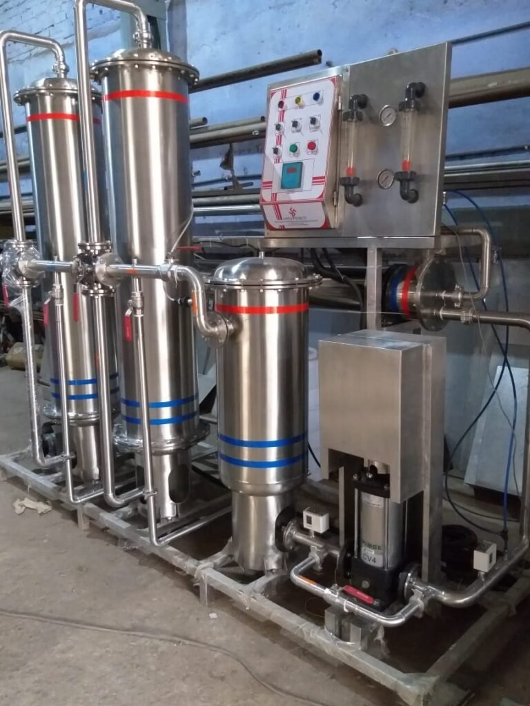 Packaged drinking water plant purification system