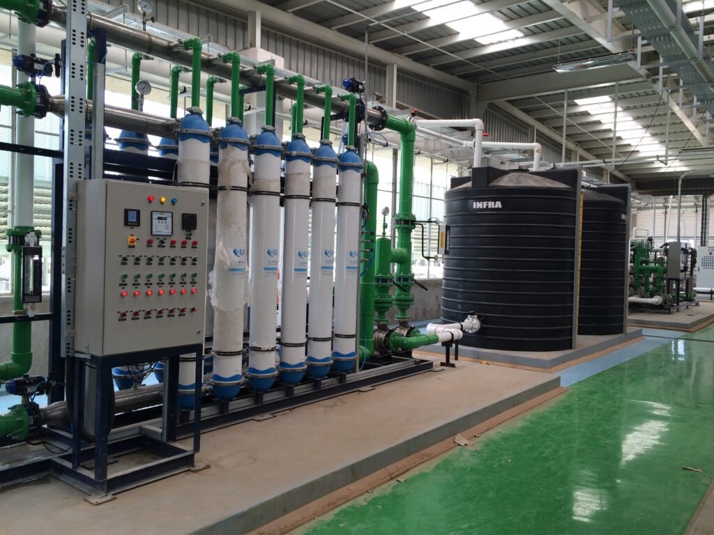 Ultrafiltration membrane water treatment system